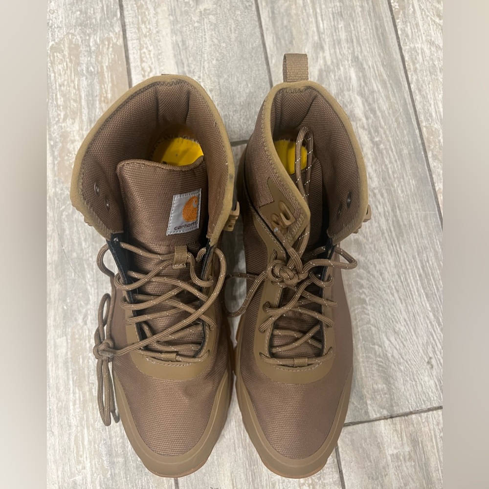 Carhartt Tan Lace-Up Boots